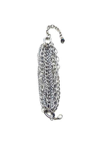 Pulseira Constantine silver com mix de correntes pratas