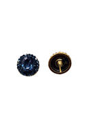 Brinco vick Sanui azul banhado no ouro velho