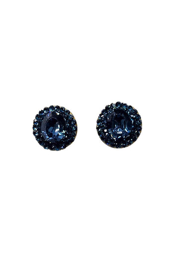 Brinco vick Sanui azul banhado no ouro velho