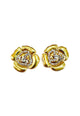Brinco de Flor Cecília dourado