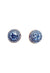 Brinco Vick com pedras no azul jeans banhado no vintage