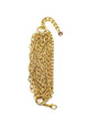 Pulseira Constantine gold com mix de correntes douradas