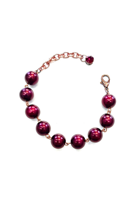 Pulseira Camarote Classic de bolas vermelhas