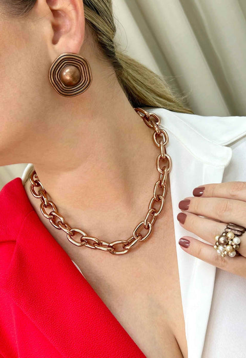 Choker Scarlet de elos vintage