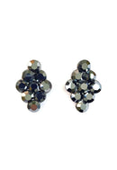 Brinco Estilo com pedras hematite
