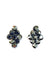 Brinco Estilo com pedras hematite