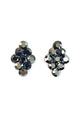 Brinco Estilo com pedras hematite