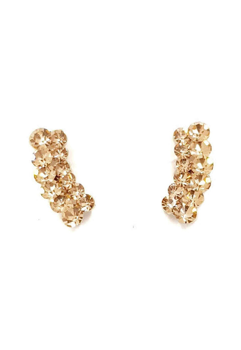 Brinco Lara earcuff pêssego dourado