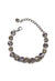 Pulseira Choker desejo com pedras black diamond banhada no onix