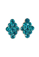 Brinco Surpreendente com pedras blue zircon