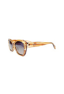 Óculos de Sol Lorena de acetato marrom com lentes de proteção uv