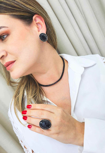 Colar choker Sienna black