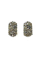 Brinco Angelita Silver de strass black diamond