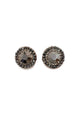 Brinco Vick Camili hematite e black diamond banhado no vintage