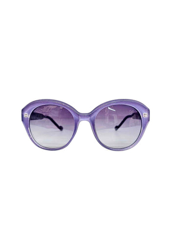 Óculos de Sol Nicole de acetato lavanda com lentes de proteção uv