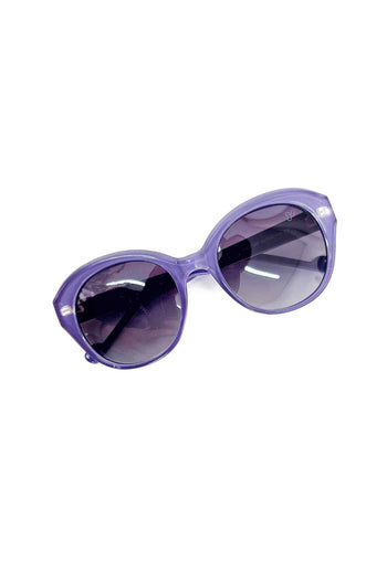 Óculos de Sol Nicole de acetato lavanda com lentes de proteção uv
