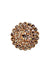 Maxi anel Filipa light peach banhado no dourado