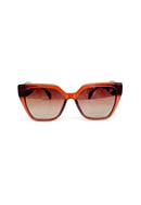 Óculos de Sol Vitória de acetato marrom com lentes de proteção uv