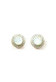 Brinco vick Opal banhado no dourado