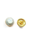 Brinco vick Opal banhado no dourado