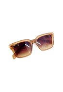 Óculos de Sol Fabiana de acetato marrom com lentes de proteção uv