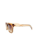 Óculos de Sol Fabiana de acetato marrom com lentes de proteção uv