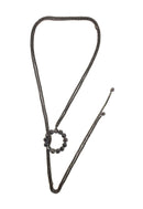Colar pashmina Raika onix com pedras hematite