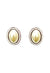 Brinco Clover vintage com perolas e strass