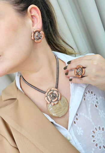 Anel de flor Cassandra vintage