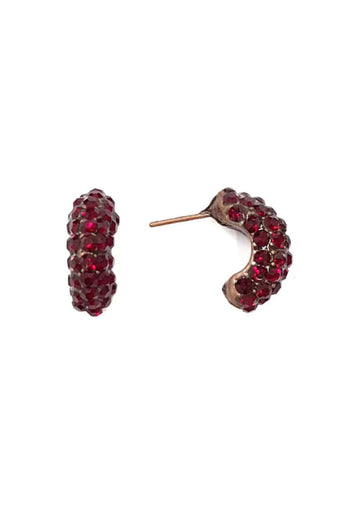 Brinco de argola Sara marsala