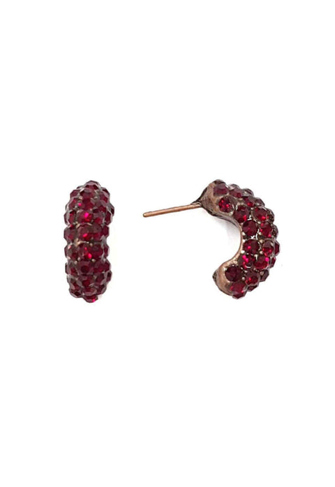 Brinco de argola Sara marsala