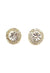 Brinco Vick cristal banhado no dourado
