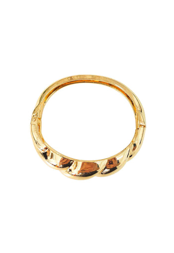 Bracelete Guiomar Gold: Moderno de Metal no Dourado | Sahara Acessórios