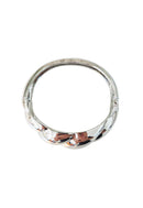 Bracelete Guiomar Silver: Moderno de Metal no Prata | Sahara Acessórios