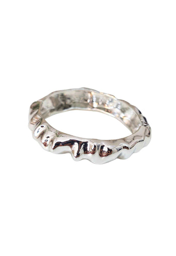 Bracelete Lani Silver: de Metal no Prata | Sahara Acessórios