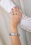 Bracelete Lani Silver: de Metal no Prata | Sahara Acessórios