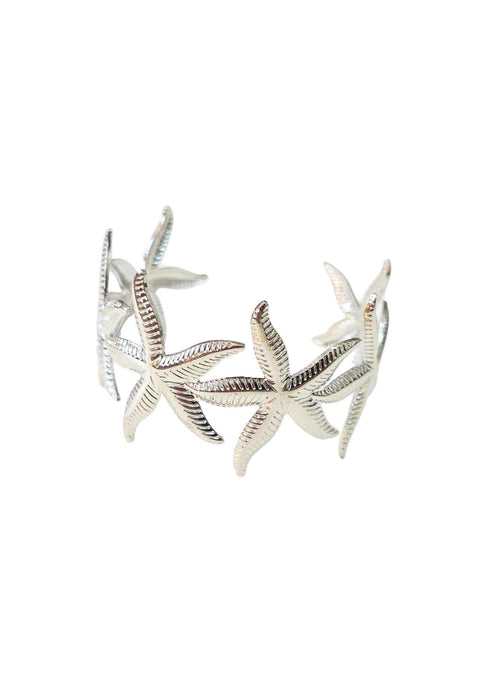 Bracelete Moema: Formato Estrela do Mar no Prata | Toque de Sofisticação