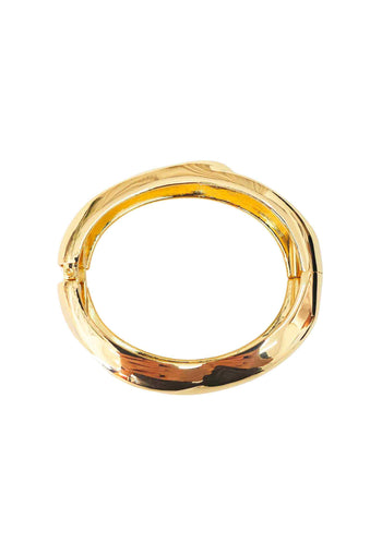 Bracelete Atamira Gold: de Metal no Dourado | Sahara Acessórios