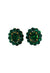 Brinco Jadeíta: Elegante Oval com Pedras Verde Esmeralda no Ouro Velho | Sahara Acessórios