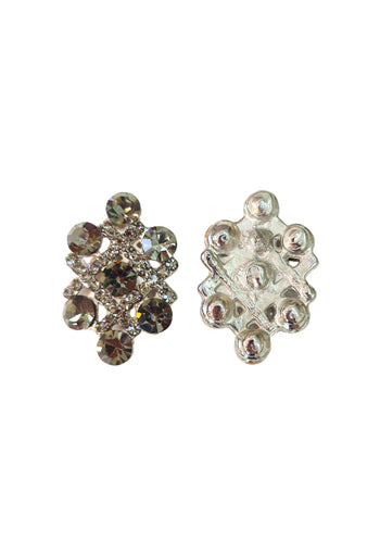 Brinco Marli Silver: Moda Festa com Pedras Black Diamond no Prata | Charme e Elegância