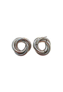 Brinco Solaris Silver de metal banhado no prata