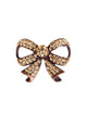 Broche Leny: Romântico de Laço com Strass Peach no Vintage | By Sahara
