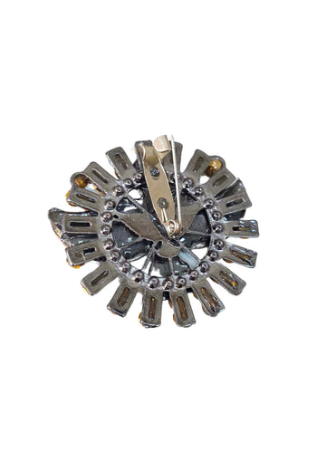 Broche Peridoto: Religioso de Espírito Santo com Pedras no Grafite | Presente Inesquecível