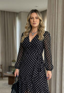 Colar Débora: Moderno com Retângulo de Hematite e Cristal e Venezianas Grafite e Prata | Seleção Especial da Dai