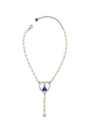 Colar Pérolas da Fé: Religioso com Nossa Senhora e Pérolas no Prata | Sahara Acessórios