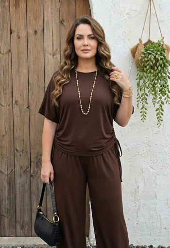 Colar Essencial Gold Rosê: Longuinho Delicado de Pérolas Rosê com Veneziana Dourada | Essencial para o Dia a Dia