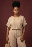 Colar Essencial Gold: Longuinho e Delicado de Pérolas com Veneziana Dourada | Essencial para o Dia a Dia