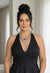 Colar Ingrid: Multicamadas de Bolinhas com Crucifixo Cinza no Prata | Seleção Especial da Dai