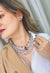Colar Exclusividade silver com pedras black diamond e elos no prata