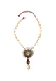 Colar Milena: De Pérolas com Pingente Black Diamond Banhado no Vintage | Look Elegante